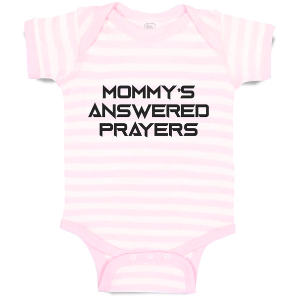 Baby Clothes Mommy's Answered Prayers Baby Bodysuits Boy & Girl Cotton