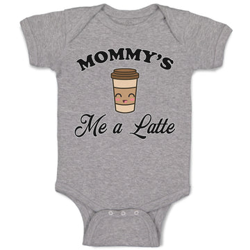 Baby Clothes Mommy's Me A Latte Baby Bodysuits Boy & Girl Newborn Clothes Cotton