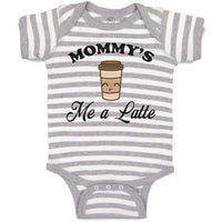 Baby Clothes Mommy's Me A Latte Baby Bodysuits Boy & Girl Newborn Clothes Cotton
