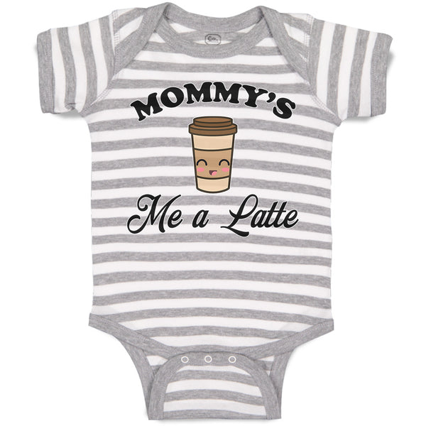 Baby Clothes Mommy's Me A Latte Baby Bodysuits Boy & Girl Newborn Clothes Cotton