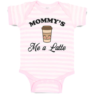 Baby Clothes Mommy's Me A Latte Baby Bodysuits Boy & Girl Newborn Clothes Cotton