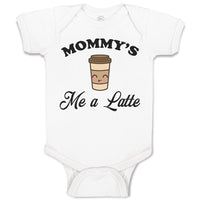 Baby Clothes Mommy's Me A Latte Baby Bodysuits Boy & Girl Newborn Clothes Cotton