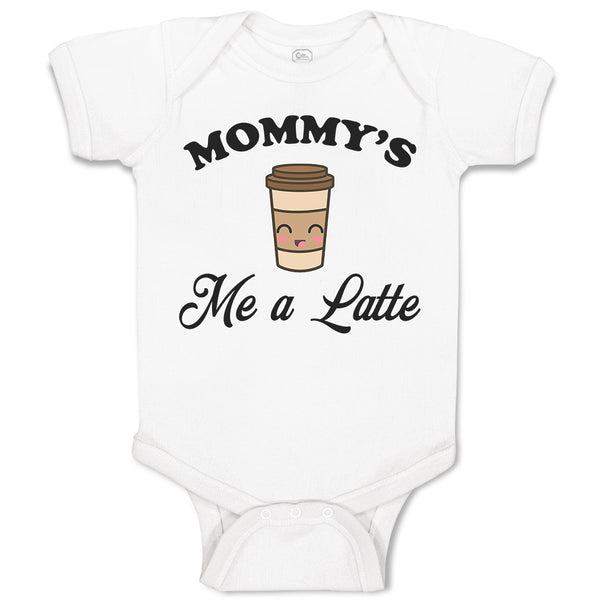 Baby Clothes Mommy's Me A Latte Baby Bodysuits Boy & Girl Newborn Clothes Cotton