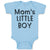 Baby Clothes Mom's Little Boy Baby Bodysuits Boy & Girl Newborn Clothes Cotton