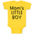 Baby Clothes Mom's Little Boy Baby Bodysuits Boy & Girl Newborn Clothes Cotton