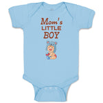 Baby Clothes Mom's Little Boy Baby Bodysuits Boy & Girl Newborn Clothes Cotton