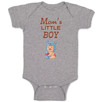 Baby Clothes Mom's Little Boy Baby Bodysuits Boy & Girl Newborn Clothes Cotton