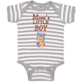 Baby Clothes Mom's Little Boy Baby Bodysuits Boy & Girl Newborn Clothes Cotton