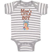 Baby Clothes Mom's Little Boy Baby Bodysuits Boy & Girl Newborn Clothes Cotton