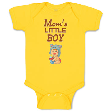 Baby Clothes Mom's Little Boy Baby Bodysuits Boy & Girl Newborn Clothes Cotton