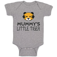 Baby Clothes Mummy's Little Tiger Baby Bodysuits Boy & Girl Cotton