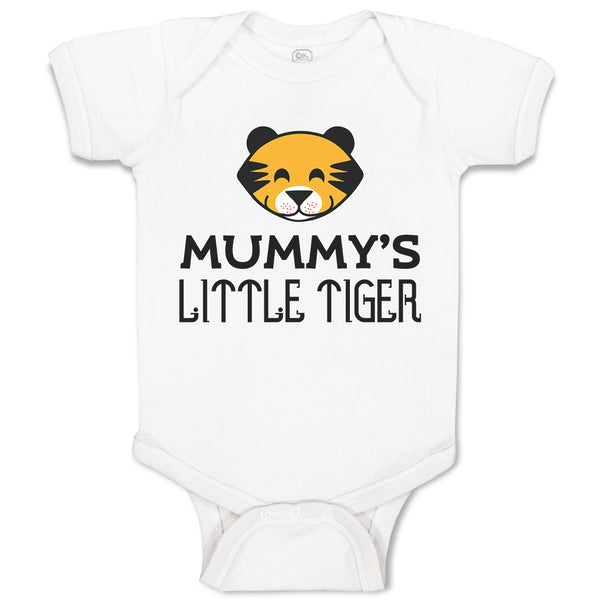 Baby Clothes Mummy's Little Tiger Baby Bodysuits Boy & Girl Cotton