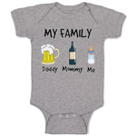 Baby Clothes My Family Daddy Mommy Me Baby Bodysuits Boy & Girl Cotton