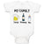 Baby Clothes My Family Daddy Mommy Me Baby Bodysuits Boy & Girl Cotton