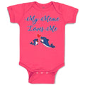 Baby Clothes My Meme Loves Me Baby Bodysuits Boy & Girl Newborn Clothes Cotton