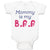 Baby Clothes Mommy Is My B.F.F Baby Bodysuits Boy & Girl Newborn Clothes Cotton