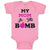 Baby Clothes My Mom Is The Bomb Baby Bodysuits Boy & Girl Newborn Clothes Cotton