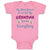 Baby Clothes My Mom Knows A Lot but My Grandma Knows Everything Baby Bodysuits