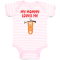 Baby Clothes My Mommy Loves Me Baby Bodysuits Boy & Girl Newborn Clothes Cotton