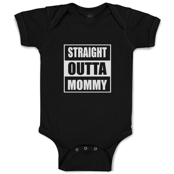 Baby Clothes Straight Outta Mommy Baby Bodysuits Boy & Girl Cotton