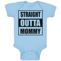 Baby Clothes Straight Outta Mommy Baby Bodysuits Boy & Girl Cotton