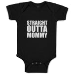 Baby Clothes Straight Outta Mommy Baby Bodysuits Boy & Girl Cotton