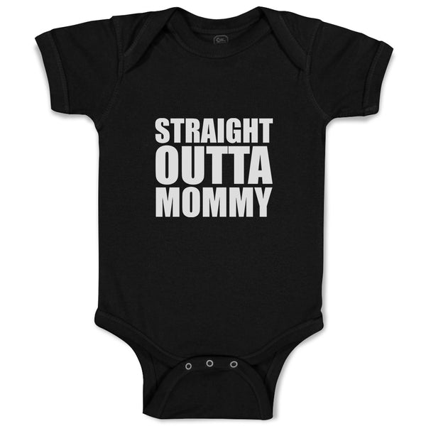 Baby Clothes Straight Outta Mommy Baby Bodysuits Boy & Girl Cotton