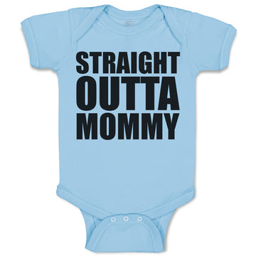 Baby Clothes Straight Outta Mommy Baby Bodysuits Boy & Girl Cotton
