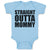 Baby Clothes Straight Outta Mommy Baby Bodysuits Boy & Girl Cotton