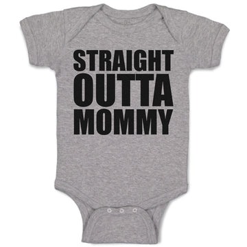 Baby Clothes Straight Outta Mommy Baby Bodysuits Boy & Girl Cotton