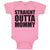Baby Clothes Straight Outta Mommy Baby Bodysuits Boy & Girl Cotton