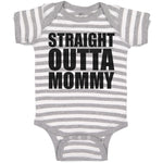 Baby Clothes Straight Outta Mommy Baby Bodysuits Boy & Girl Cotton