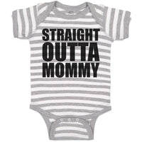 Baby Clothes Straight Outta Mommy Baby Bodysuits Boy & Girl Cotton