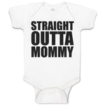 Baby Clothes Straight Outta Mommy Baby Bodysuits Boy & Girl Cotton