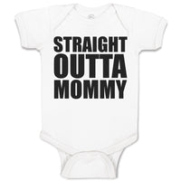 Baby Clothes Straight Outta Mommy Baby Bodysuits Boy & Girl Cotton