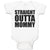 Baby Clothes Straight Outta Mommy Baby Bodysuits Boy & Girl Cotton