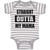 Baby Clothes Straight Outta Mama Baby Bodysuits Boy & Girl Cotton