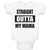 Baby Clothes Straight Outta Mama Baby Bodysuits Boy & Girl Cotton