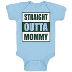 Baby Clothes Straight Outta Mommy Baby Bodysuits Boy & Girl Cotton