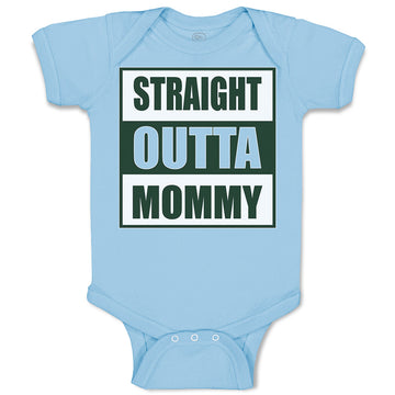 Baby Clothes Straight Outta Mommy Baby Bodysuits Boy & Girl Cotton