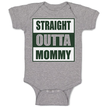 Baby Clothes Straight Outta Mommy Baby Bodysuits Boy & Girl Cotton