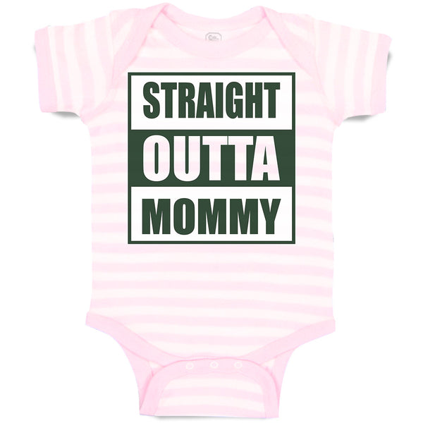 Baby Clothes Straight Outta Mommy Baby Bodysuits Boy & Girl Cotton