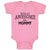 Baby Clothes Totally Awesome like Mommy Baby Bodysuits Boy & Girl Cotton