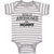 Baby Clothes Totally Awesome like Mommy Baby Bodysuits Boy & Girl Cotton