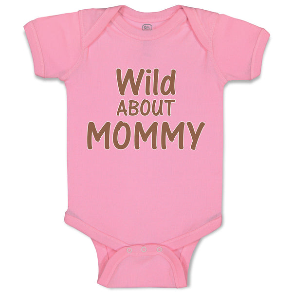Baby Clothes Wild About Mommy Baby Bodysuits Boy & Girl Newborn Clothes Cotton