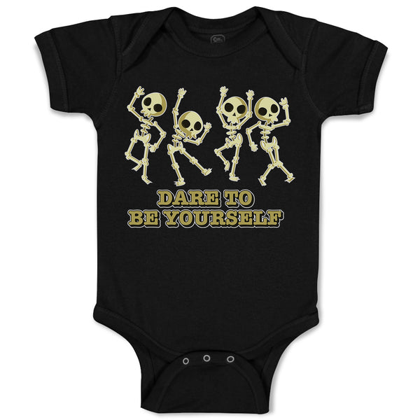 Baby Clothes Dare to Be Yourself Baby Bodysuits Boy & Girl Cotton