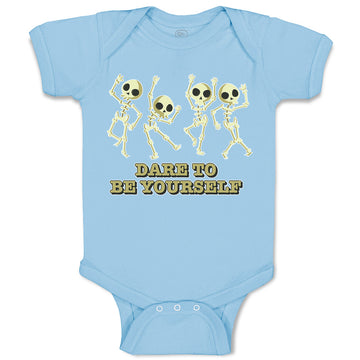 Baby Clothes Dare to Be Yourself Baby Bodysuits Boy & Girl Cotton