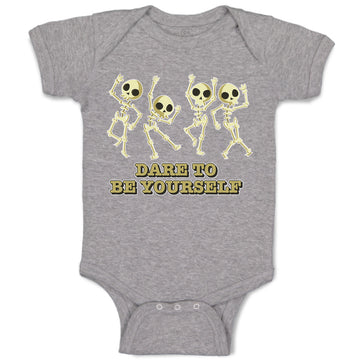 Baby Clothes Dare to Be Yourself Baby Bodysuits Boy & Girl Cotton