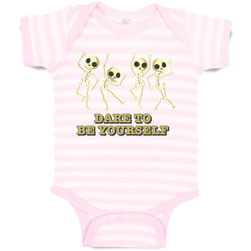 Baby Clothes Dare to Be Yourself Baby Bodysuits Boy & Girl Cotton