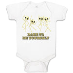 Baby Clothes Dare to Be Yourself Baby Bodysuits Boy & Girl Cotton